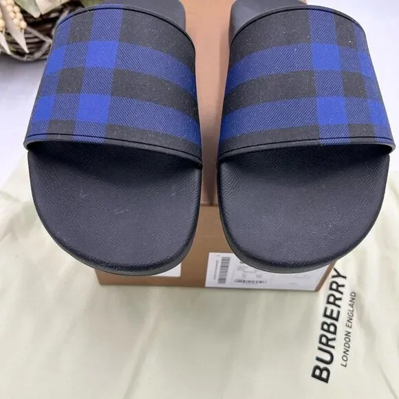 Men’s Burberry rubber pool, slides size 46 made in Italy - Picture 3 of 9